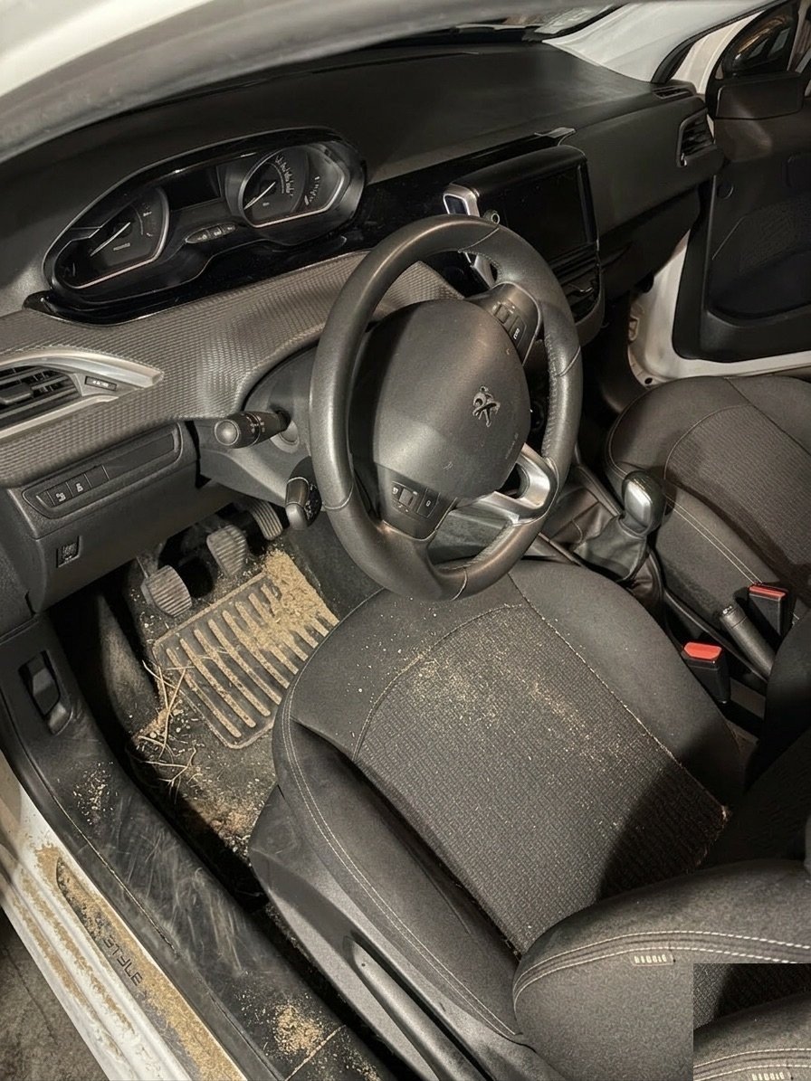 Peugeot avant nettoyage